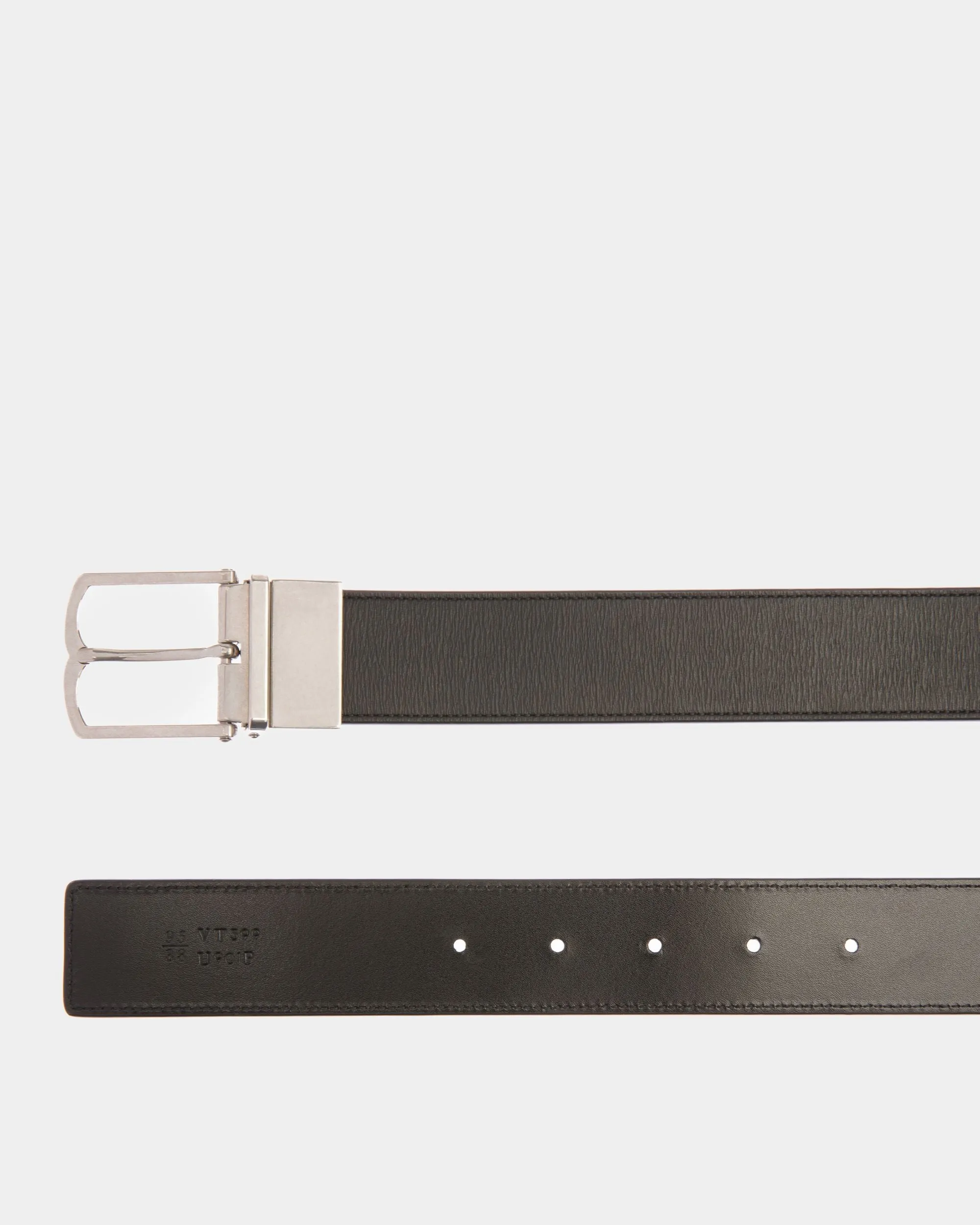 Ceinture Habillée 35 mm En Cuir Noir